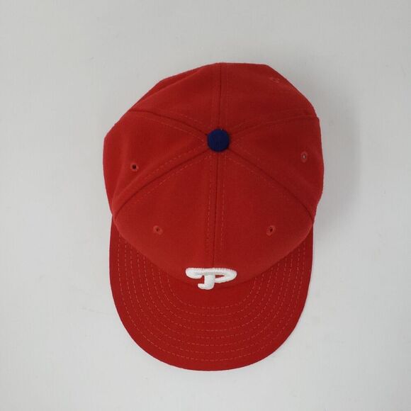 New Era 59Fifty Fitted Cap Philadelphia Phillies Red 7 1/4 Cool Base On Field - Picture 4 of 8